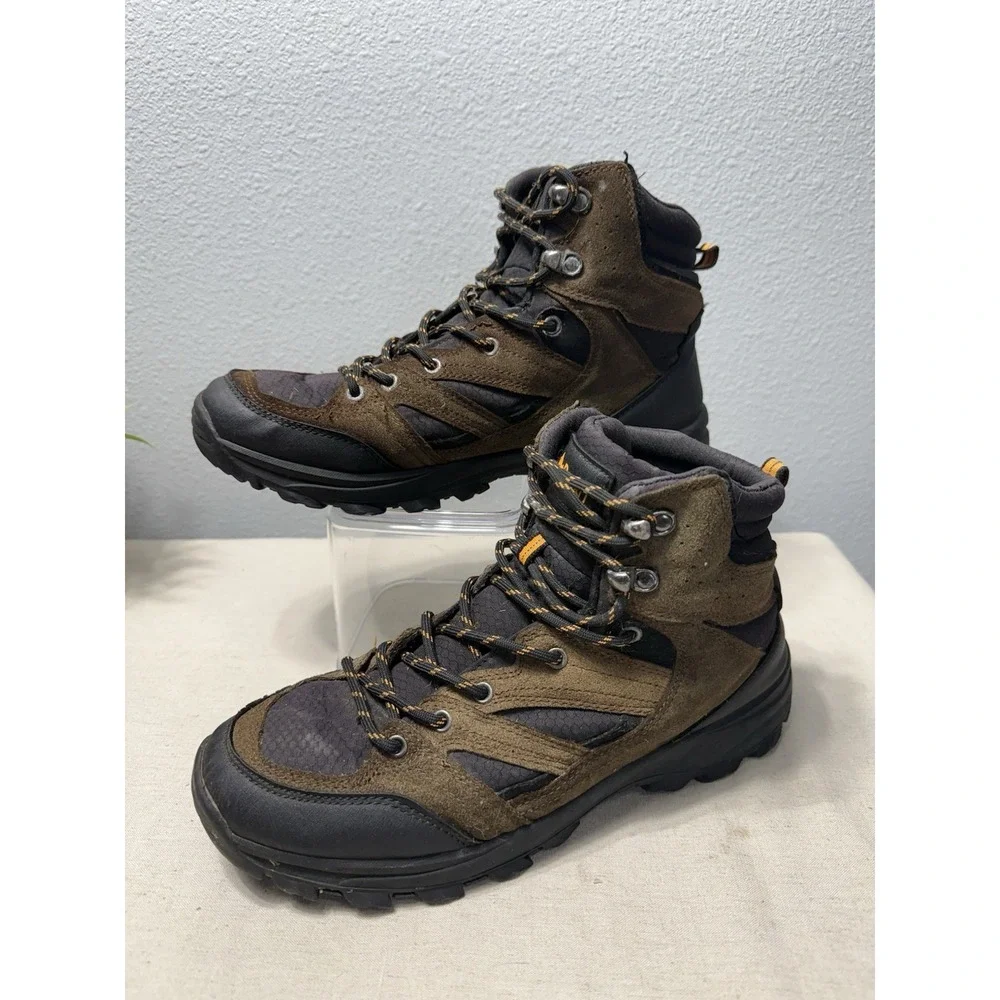 Denali Hiking Boots Men's Size 9.5 Tan/Brown Leather Outback Waterproof Gore-Tex